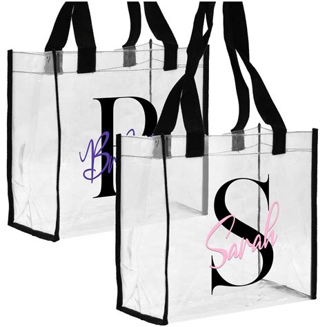 pvc clear tote bag